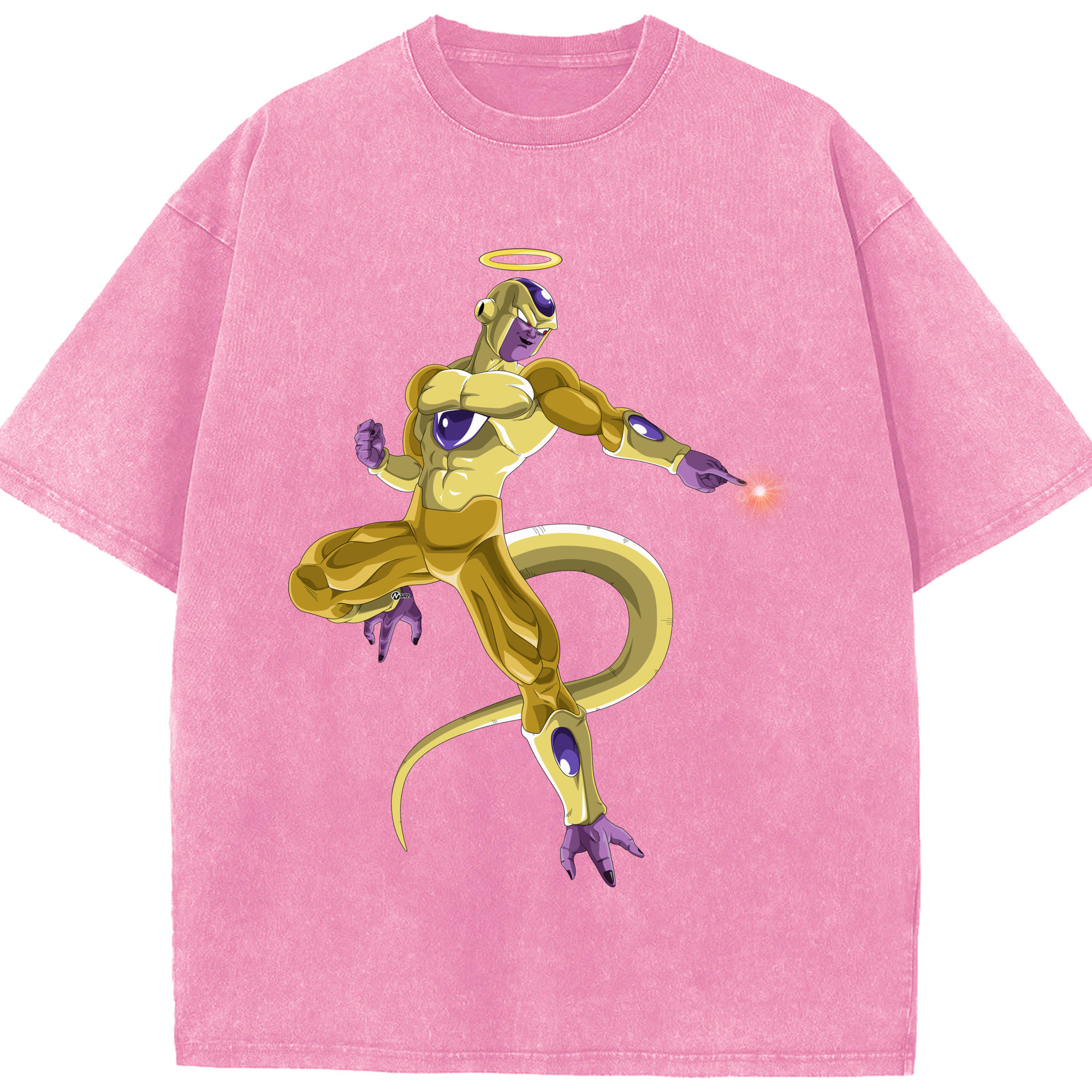 （画像用） ドラゴンボール フリーザ DRAGON BALL Frieza 綿100% ヴィンテージ風 半袖Tシャツ（フロントプリント）